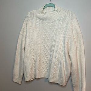 Cream Loft sweater size large